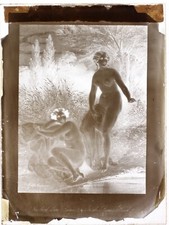 Photographie d’une gravure c1860 Plaque de verre NEGATIVE au Collodion P30n21n28