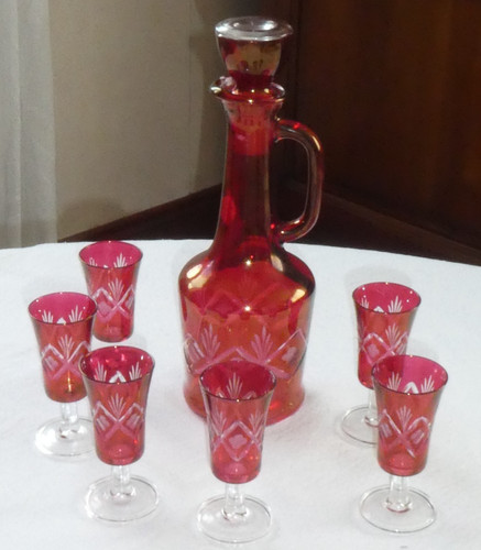 Ensemble carafe cristal de - ensemble,