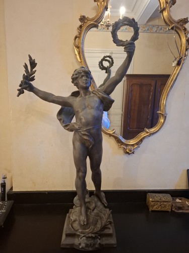 Grande sculpture xixe signée - grande,