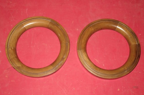 Paire cadres ronds bois - paire, de
