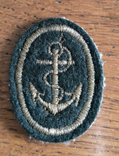 Insigne Tissu Marine Ancre à