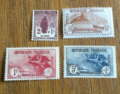 Timbre france orphelins - timbre, france,