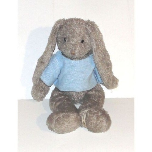 Doudou lapin peluche louise - lapin, en