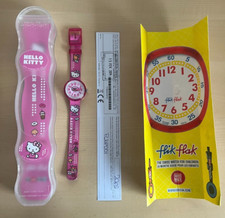 Flik-Flak ZFLNP001 Vintage MONTRE WATCH UHR Swiss Made Rose Boitier Plastique