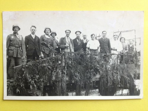 Carte postale photo guerre - carte,