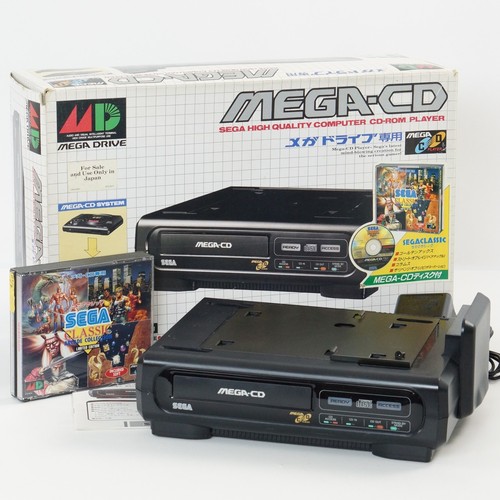 Mega console boxed sega - cd,