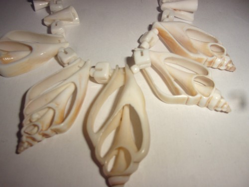 Collier coquillage longueur - en,