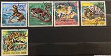 Timbres ÉTAT COMORIEN ANIMAUX EN DANGERS (oblitérés)