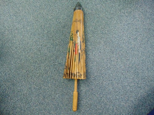 Antique oil bamboo paper - antique,