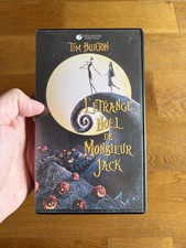 Rare VHS L’étrange Noël De Monsieur Jack Tim Burton 73m VF 