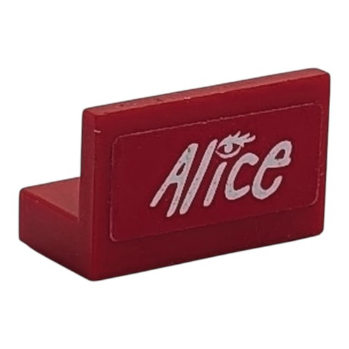 Lego panneau rouge - panneau,