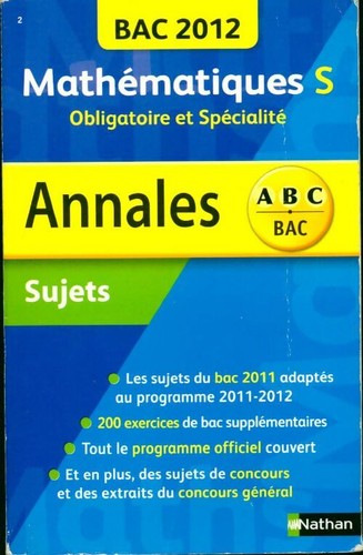 Mathématiques terminale - mathématiques,