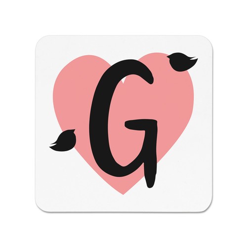Lettre cœur alphabet - g,