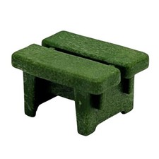 Playmobil banc vert petit