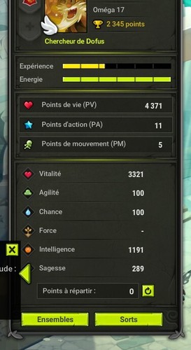 Compte dofus 200 enutrof full - compte,
