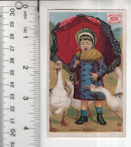 Pearline soap child with - child,