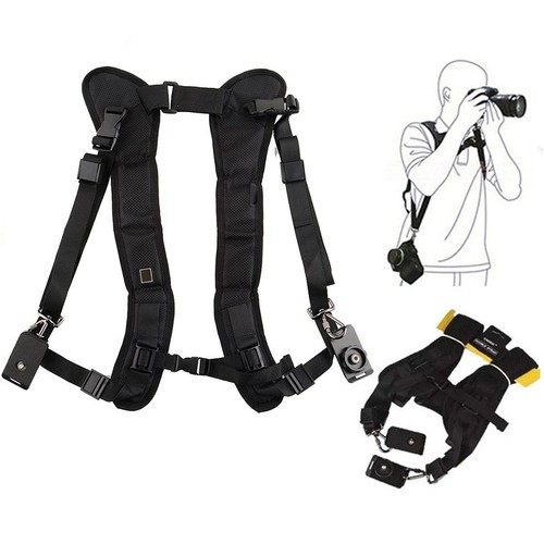 Double shoulder belt strap - double, for