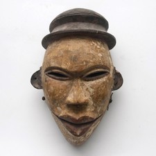 Superbe masque africain ancien – Ogoni (sous-groupe des Ibibio, Nigeria).