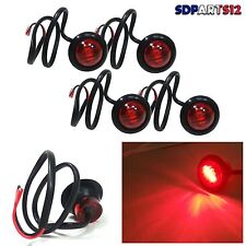 4x 24V LED Rouge Feux de