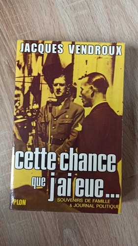 Livre cette chance que ai - livre, j'ai