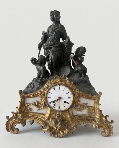 Pendule cheminée ancienne - cheminée,