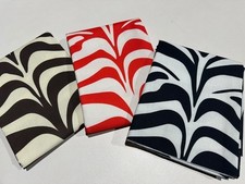 Rideau en coton rayé animal