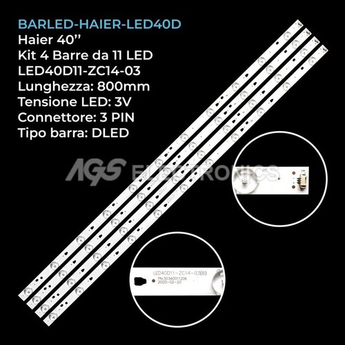 Kit barres led - barres, 11