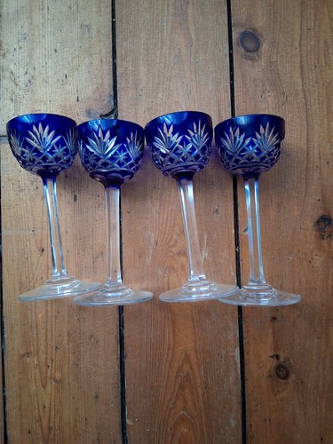 Lot verres overlay liqueur - 4,