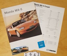 MAZDA MX-5 Prospectus Suisse + Prix 6+2 pages Fr 1999 Miata