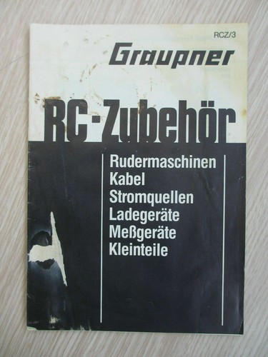 Graupner prospekt katalog - graupner,