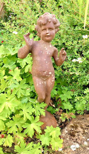 Ancienne statue fonte de - statue,