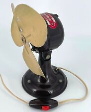 Ventilateur électrique vintage en Bakélite marron Thermor , made in France , 50s