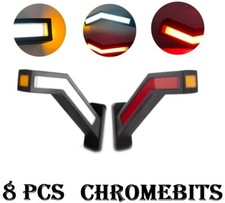 Fluo Rouge Ambre LED Blanc