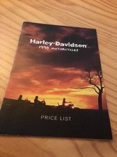 Harley Davidson 1998 prospectus prospekt price list Sportser Dyna Springer etc .