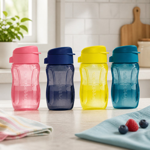 Flacon plastique multicolore