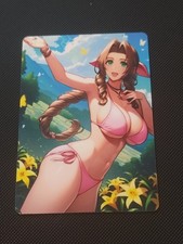 Waifu Sexy Anime Cards Custom Holo - Final Fantasy VII Aerith Gainsborough #9