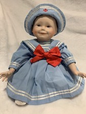 Vintage Ashton Drake Edwin M Knowles Sailor Girl Porcelain Doll Yolanda Bello