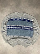 Pull fin maille vintage coton