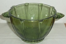 bol en verre soufflé moulé très ancien verrerie ancienne normande ?