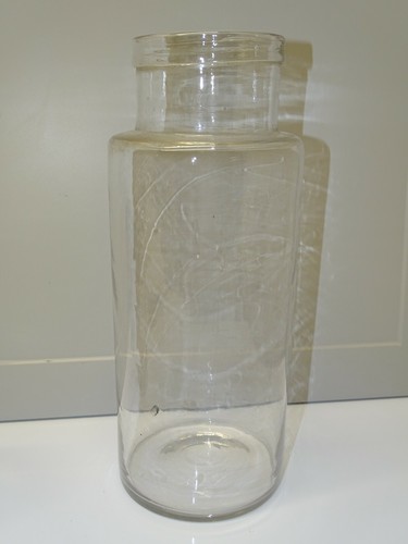 Ancien bocal verre souffle - -ancien,