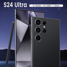 Smartphone S24 Ultra débloqué Android 7,0 pouces 256 Go 6800mAh double SIM 2025