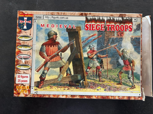 Figurines moyen age - 1/72,