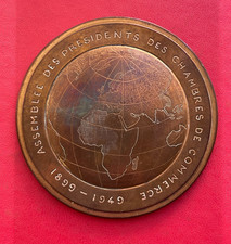 Médaille bronze "Assemblée des présidents des chambres de commerce 1899 - 1949"