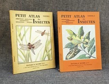 Editions Boubée "Petit Atlas Des Insectes"  Volumes 1 et 2 1944 TBE++