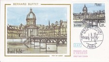 Enveloppe 1er jour Tableau Bernard Buffet Peintre 1978 CEF