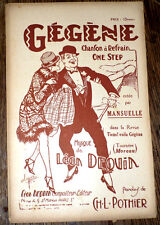 Gégène chanson à refrain