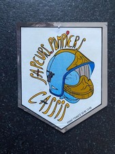 Ancien Stickers autocollant pompier de Cassis