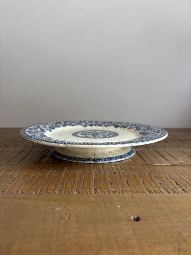 Ancien plat gateau coupe - plat, à