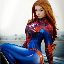 Zentai Cosplay Spider Sexy