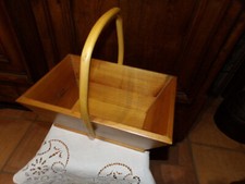 Panier en bois, vendange, fruits,décoration,corbeille,chalet,montagne